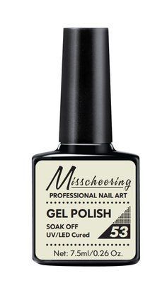 Гель-лак Misscheering, белый с сиянием 53 22GG014-53 фото