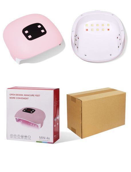 Лампа для сушки гель-лаку, "mini 4s 20 led ламп 60w; USB port", рожева 22GJ196 фото