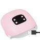 Лампа для сушки гель-лаку, "mini 4s 20 led ламп 60w; USB port", рожева 22GJ196 фото 1
